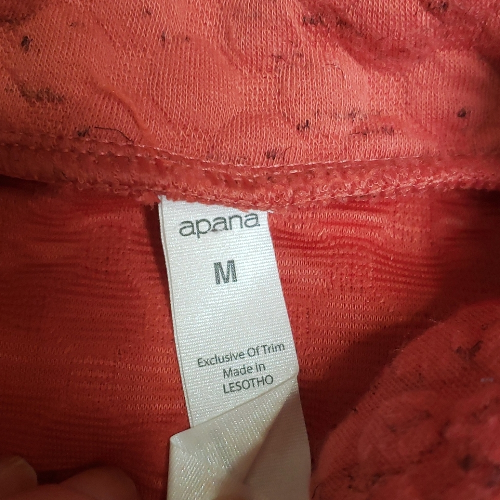 Apana Quilted cowlneck pullover NWOT - Picture 6 of 11
